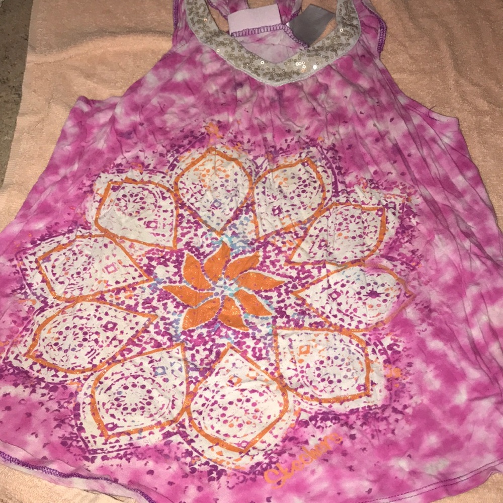 Girls Skechers sequin shirt